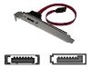SDM SD-ESATA-X1 - Serial ATA internal to external panel - 7 pin Serial ATA - 7 pin external Serial ATA - 30 cm