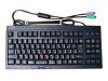Lenovo SpaceSaver II - Keyboard - PS/2 - 88 keys - TrackPoint - stealth black - English