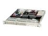 Supermicro SC811i 410 - Rack-mountable - 1U - ATX - power supply 410 Watt - beige