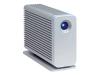 LaCie Little Big Disk Quadra - Hard drive - 1 TB - external - FireWire / FireWire 800 / Hi-Speed USB / eSATA-300 - 5400 rpm