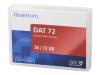 Quantum - DAT-72 - 36 GB / 72 GB - black - storage media