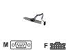 Gigabyte - Serial panel - DB-9 (M) - 10 PIN IDC (F) - 25 cm