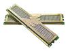 OCZ Enhanced Latency Gold Gamer eXtreme XTC Edition Dual Channel - Memory - 1 GB ( 2 x 512 MB ) - DIMM 240-pin - DDR2 - 533 MHz / PC2-4200 - CL3 - 1.9 V - unbuffered