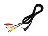 Sony VMC 20FR - Video / audio cable - composite video - RCA (M) - mini-phone 3.5mm (M) - black