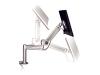 Origin Storage Generic Monitor Support LA70 - Mounting kit ( articulating arm, desk clamp mount, grommet mount, wall mount ) for flat panel - mounting interface: 100 x 100 mm, 75 x 75 mm - wall-mountable, table-top