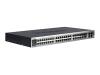 D-Link xStack DES-3852 - Switch - 48 ports - Ethernet, Fast Ethernet - 10Base-T, 100Base-TX + 2x1000Base-T/SFP (mini-GBIC), 2x1000Base-T - 1U external - stackable