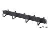 Belkin Double-Sided Horizontal Cable Manager - Rack cable management panel (horizontal) - black - 1U - 19