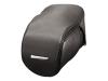 Sony LCJ HB - Case for digital photo camera - leather - black