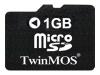 TwinMOS - Flash memory card - 1 GB - microSD
