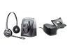 Plantronics SupraPlus Wireless CS361N with Noise-Canceling + HL10 handset lifter - Headset ( semi-open ) - wireless - DECT