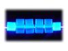 Bitspower UV Reactive 4 Pin Kit - Internal power connectors kit - blue