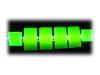 Bitspower UV Reactive 4 Pin Kit - Internal power connectors kit - green