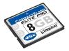 Kingston Elite Pro - Flash memory card - 8 GB - 45x - CompactFlash Card