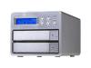 RaidSonic Stardom SR3610-2S-WBC - Hard drive array - 2 bays ( SATA-300 ) - 0 x HD - FireWire 800, Hi-Speed USB (external)
