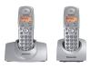 Panasonic KX TG1102NES - Cordless phone w/ caller ID - DECT + 1 additional handset(s)