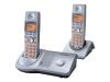 Panasonic KX TG7102NLS - Cordless phone w/ caller ID - DECT\GAP + 1 additional handset(s)