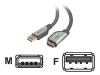 Belkin Signature Series USB Extension Cable - USB extender - 4 PIN USB Type A (M) - 4 PIN USB Type A (F) - 1.8 m - molded
