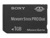 Sony - Flash memory card - 1 GB - MS PRO DUO
