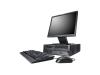 Lenovo ThinkCentre A60 9384 - Small desktop - 1 x Athlon 64 X2 4200+ / 2.2 GHz - RAM 512 MB - HDD 1 x 80 GB - CD-RW / DVD-ROM combo - GF 6100 - Gigabit Ethernet - Win XP Pro - Monitor : none
