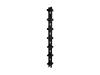 Belkin Double-Sided 7' Vertical Cable Manager - Rack cable management panel (vertical) - black