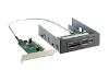 HP 16-in-1 Media Card Reader with PCI Card - Card reader - 16 in 1 - 3.5