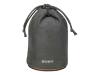 Sony LCL90AM - Pouch for lens - polyester, polyurethane - black