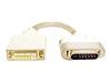 Belkin - Display adapter - DVI-D (F) - P&D-D (M) - white