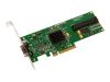 LSI SAS3442E-R - Storage controller (RAID) - 8 Channel - SATA-300 / SAS low profile - 300 MBps - RAID 0, 1, 1E, 10E - PCI Express x8