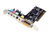 ST Lab C-Media 5.1 Channel PCI Sound Card - Sound card - 16-bit - 48 kHz - 5.1 channel surround - PCI - CMI-8738 LX