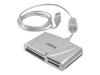 Kingston 15-in-1 - Card reader - 15 in 1 ( CF I, CF II, Memory Stick, MS PRO, Microdrive, MMC, SD, MS PRO Duo, miniSD, RS-MMC, MMCmobile, microSD, MMCplus, SDHC ) - Hi-Speed USB (pack of 20 )