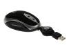 Conceptronic Lounge'n'LOOK Travel Mouse CLLMTRAVEL - Mouse - optical - 3 button(s) - wired - PS/2, USB