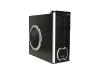 Enermax Chakra ECA3052-BS - Mid tower - ATX - no power supply - black, silver - USB/Audio/Serial ATA