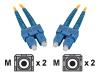 AESP Signamax - Patch cable - SC single mode  (M) - SC single mode  (M) - 1 m - fiber optic - 9 / 125 micron