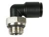 Alphacool Plugin angle AG 1/4 on 10mm - Liquid cooling system connecting adapter