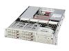 Supermicro SC823 TQ-R500RC - Rack-mountable - 2U - extended ATX - SATA/SAS - hot-swap - power supply 500 Watt - black