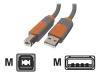 Belkin PRO Series Hi-Speed USB 2.0 Device Cable - USB cable - 4 PIN USB Type A (M) - 4 PIN USB Type B (M) - 1.8 m ( USB / Hi-Speed USB ) - molded
