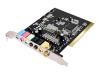 ST Lab C-Media 7.1 Channel PCI Sound Card - Sound card - 24-bit - 96 kHz - 7.1 channel surround - PCI - CMI-8768