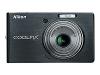 Nikon Coolpix S500 - Digital camera - compact - 7.1 Mpix - optical zoom: 3 x - supported memory: MMC, SD, SDHC - black