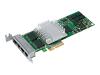 Intel PRO/1000 PT Quad Port Server Adapter - Network adapter - PCI Express x4 low profile - EN, Fast EN, Gigabit EN - 10Base-T, 100Base-TX, 1000Base-T - 4 ports