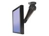 Ergotron 400 Series Suspend Mount Arms - Mounting kit ( double pivot ) for flat panel - black - bookshelf, ceiling mountable