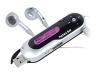 Packard Bell AudioKey Premium - Digital player - flash 2 GB - WMA, MP3 - black, silver