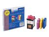 Pelikan L52 - Printhead with ink tank(s) ( replaces Lexmark 12A1980 (#80), Lexmark 12A1985 (#85) ) - 6 x yellow, cyan, magenta - 1200 pages