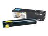 Lexmark - Toner cartridge - High Yield - 1 x yellow - 24000 pages - LCCP