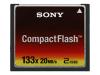 Sony - Flash memory card - 2 GB - 133x - CompactFlash Card