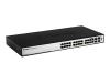 D-Link DGS 3100-24 - Switch - 24 ports - EN, Fast EN, Gigabit EN - 10Base-T, 100Base-TX, 1000Base-T + 4 x shared SFP (empty) - 1U   - stackable