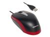 Toshiba Laser Tilt-Wheel Mouse - Mouse - laser - wired - USB - red