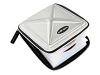 Targus X - Hard case for CD/DVD discs - 24 discs - platinum