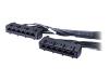 APC Data Distribution Cable - Network cable - RJ-45 (F) - RJ-45 (F) - 10.1 m - UTP - ( CAT 6 ) - black