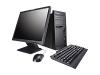 Lenovo ThinkCentre A61 9143 - Tower - 1 x Athlon 64 3800+ / 2.4 GHz - RAM 1 GB - HDD 1 x 80 GB - CD-RW / DVD-ROM combo - Radeon X1250 - Gigabit Ethernet - Vista Business - Monitor : none - Microsoft Office Ready