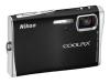Nikon Coolpix S51c - Digital camera - compact - 8.1 Mpix - optical zoom: 3 x - supported memory: MMC, SD, SDHC - black